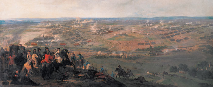 Gemälde "Die Schlacht von Höchstädt" (Ausschnitt)